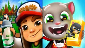 Subway Surfers vs Talking Tom Gold Run - Neon Rush Event Gameplay 2021