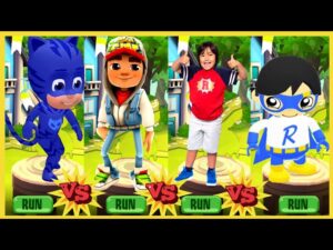 Tag with Ryan 2021 UPDATE Vs Subway Surfers Vs Pj Masks Catboy New Costume All Characters Unlocked