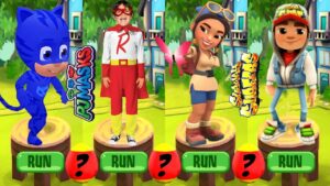 Tag with Ryan PJ Masks Catboy vs Subway Surfers World Tour Vancouver - All Characters Unlocked Combo