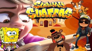 This is Subway Surfers & FNaF & Sonic EXE & SpongeBob EXE in real life - part 2