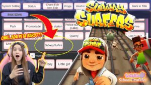 ADA PETA BARU SUBWAY SURFERS DI SAKURA?? SAKURA SCHOOL SIMULATOR - PART 504