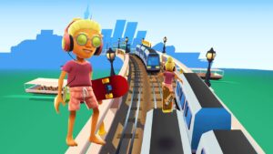 Chạy Marathon Cùng Dylan Walkman Outfit Và Ván Trượt Clockwork - Subway Surfers Paris