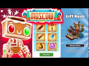 🤖☃️Christmas in Moscow with GingerBot + Special Gift-Gift Rush Subway Surfers ☃️🤖