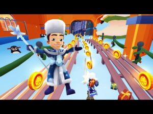 Girft Rush, Nicolai Frost Outfit Và Ván Trượt Sleigh - Subway Surfers St. Petersburg