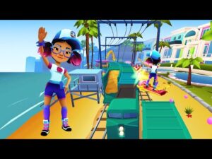 Jeny Pixel Outfit Và Ván Trượt Sunset - Subway Surfers Venice Beach Update