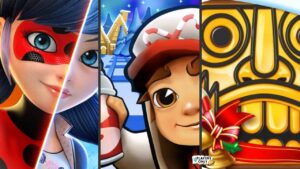 Miraculous Ladybug e Chat Noir 🐞 Vs Subway Surfers 🎄 NORTH POLE! Vs Temple Run 2 🎅 WINTER TOYLAND!