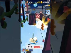 Reverse Subway Surfers North Pole 2021 #gameplay #android #subwaysurfers #trending #shorts