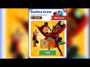SUBWAY SURFERS FESTIVE CREW FOR FREE SUBWAY SURFERS WORLD TOUR NORTH POLE 2021