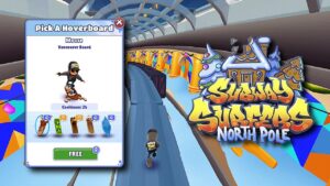 SUBWAY SURFERS GIFT RUSH ST. PETERSBURG UNLOCKING JAKE DARK OUTFIT AND MOOSE BOARD