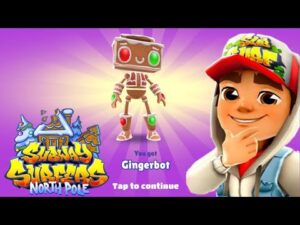 SUBWAY SURFERS NORTH POLE 2021(CHRISTMAS EDITION) UNLOCKING GINGERBOT