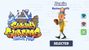 SUBWAY SURFERS NORTH POLE | JAMIE HATTER OUTFIT GAMEPLAY