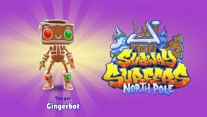 SUBWAY SURFERS NORTH POLE | LOGGED IN 10 TIMES AND UNLOCKING GINGERBOT