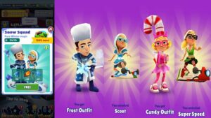 SUBWAY SURFERS SNOW SQUADS HOW TO GET SNOW SQUADS FOR FREE SUBWAY SURFERS WORLD TOUR NORTH POLE 2021