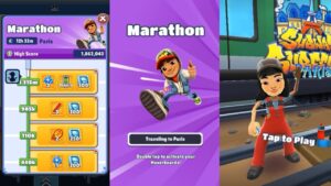 SUBWAY SURFERS VENICE BEACH PARIS MARATHON CHALLENGE! PARKOUR RIN