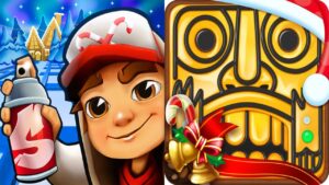 Subway Surfers Christmas 2021 VS Temple Run 2 Christmas 2021