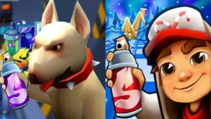 Subway Surfers North Pole Christmas 2021 Dino vs Dog Run Gameplay HD