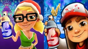 Subway Surfers North Pole Christmas 2021 Festive Tricky vs Elf Tricky Subway Runner Gameplay HD