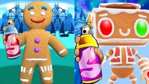 Subway Surfers North Pole Christmas 2021 Gingerbot vs Gingerbread Gameplay HD
