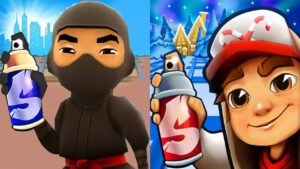 Subway Surfers North Pole Christmas 2021 Ninja vs 3D Ninja Subway Surfing Gameplay HD