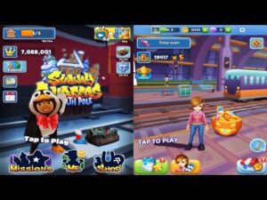 Subway Surfers: North Pole! VS Subway Princess Runner! Walkthrough