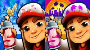 Subway Surfers: North Pole VS Venice Beach Gameplay