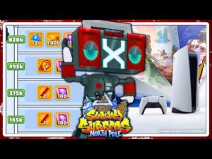 Subway Surfers Polo Norte 2021 | Mais Jogados no 1º Ano do PS5 | Recorde com Spacebot