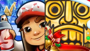 Subway Surfers 🎄UPDATE: NORTH POLE 2021! Vs Temple Run 2 🎅 WINTER TOYLAND, The Elf duo WINKY & PIP!