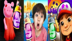 Subway Surfers Venice Beach 2021 vs Super Piggy Run vs Tag with Ryan Gameplay HD