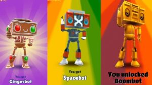 Subway Surfers Venice Beach VS Space Station VS North Pole Spacebot VS Boombot Robot VS GINGERBOT