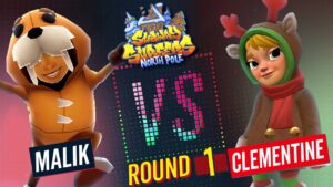 Subway Surfers Versus | Malik VS Clementine | North Pole - Round 1 | SYBO TV