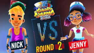 Subway Surfers Versus | Nick VS Jenny | Venice Beach - Round 2 | SYBO TV