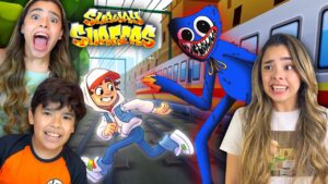 Subway Surfers com o POPPY PLAYTIME?! (Jogos Estranhos do Huggy Wuggy)