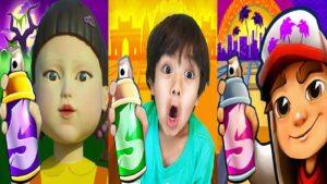 Subway Surfers vs SQUID GAME vs Tag with Ryan Gameplay HD