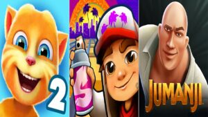 Subway Surfers vs Talking Ginger 2 vs Jumanji Epic Run Android Gameplay