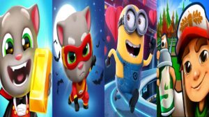 Subway Surfers vs Talking Tom Gold Run | Talking Tom Hero Dash vs Minion Rush Gameplay