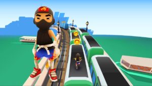 Tag Team, Ninja Flame Outfit Và Ván Trượt Teleporter - Subway Surfers Paris