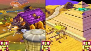 Temple Run 2 Reverse Gameplay - WINTER TOYLAND VS SUBWAY SURFERS VENICE BEACH