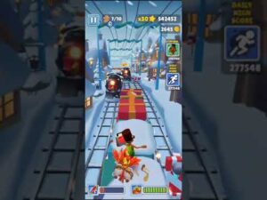 fresh on subway surfers android gameplay north pole 🎄#shorts2021 (1)