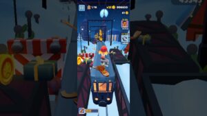 subway surfers North Pole android gameplay #shorts YouCut 20211217 110314975