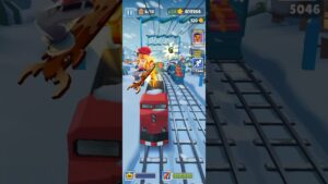 subway surfers North Pole android gameplay #shorts YouCut 20211217 154823893