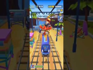 subway surfers android gameplay on Tasha Venice beach#shorts(2)