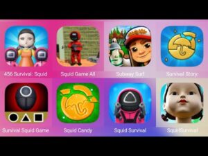 456 Survival Squid, Squid Game All Challenge, Subway Surf, Survival Story, Survival Squid Game