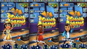 Jasmine vs Zuri vs Kareem Subway Surfers Cairo World Tour 2022  | Subway Surfers Versus