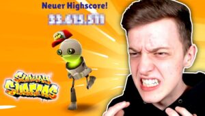 Lukas KNACKT seinen HIGHSCORE nochmal in SUBWAY SURFERS und RASTET AUS...😱