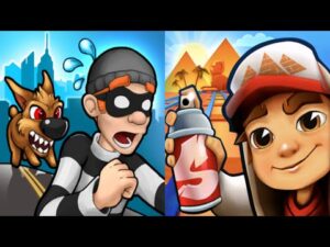 Robbery Bob vs Subway Surfers New Update Gameplay Android,ios Part 49