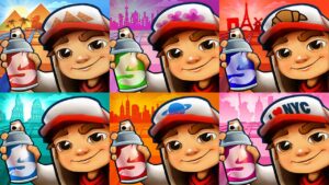 Subway Surfers 2022 Cairo VS Tokyo Paris Copenhagen Houston New York