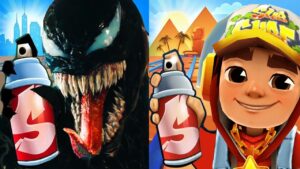 Subway Surfers Cairo 2022 Jake Star Outfit vs Venom Hero Run Gameplay HD