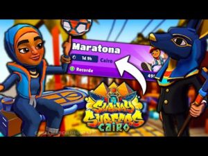 Subway Surfers Cairo 2022 com uma Maratona Super Especial