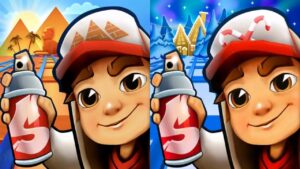Subway Surfers: Cairo VS North Pole Gameplay