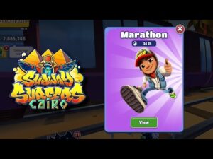 Subway Surfers Marathon Cairo : Kareem Dubai Surfer